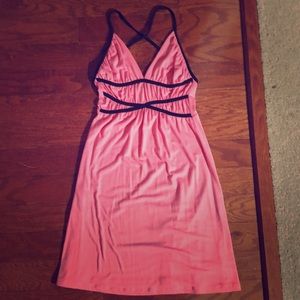 Coral and brown